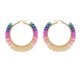 Beaded Hoops